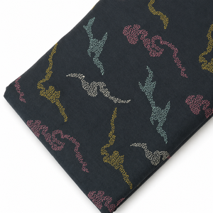 Tissu en denim brodé sur mesure avec imprimé africain pour Abaya, Kaftan, vêtements et mode OEM - Product Image 3