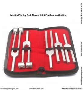 Ensemble de 5 diapasons chirurgicaux manuels en acier, diapasons médicaux - Product Image 4