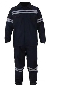 Wholesale Supplier Stocks Custom High Visibility Mechanic Coveralls Workwear Industrial <b>Construction</b> Safety <b>Uniform</b> Polyester - Product Image 2