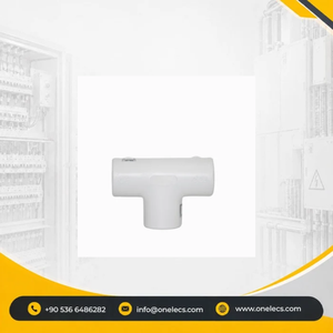 Conector en T de PVC Rígido de Alta Calidad, Accesorio de Tubería de 3 Vías para Sistemas de Conductos Eléctricos - Product Image 2