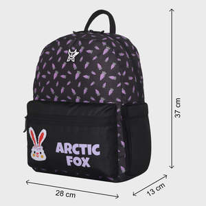 กระเป๋าเป้สะพายหลังกันน้ำสำหรับเด็กชายและเด็กหญิง รุ่น Arctic Fox Bunny สีม่วง ขนาด 15 นิ้ว - Product Image 6