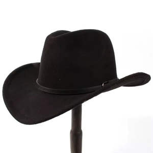 Sombreros de Vaquero de Cuero de Estilo Nuevo, Bajo MOQ, Color Personalizado, Producto Más Vendido - Product Image 2