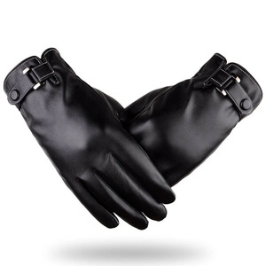 Breathable Eco-Friendly Winter Warm Outdoor Use Leather <b>Gloves</b> Touch Screen Premium Quality - Product Image 1