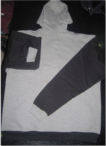 Sudadera con Capucha Henley Personalizada para Hombre, con Mangas en Contraste, Bloques de Color, Cuello de Tres Botones, Felpa de Algodón - Product Image 6