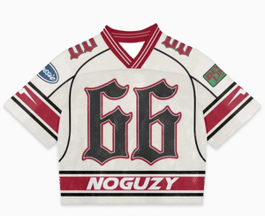 Custom Retro Cropped Jersey Oversized American Boxy Top Sport Training Baseball Football Mesh Practice Shirt for Soccer Wear - Product Image 5