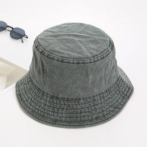 High Quality Custom Logo Embroidery Canvas <b>Bucket</b> <b>Hat</b> Unisex Vintage Fisherman <b>Hat</b> for Adults Kids Travel Sun Protection Cartoon - Product Image 2