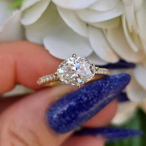 IGI/GIA Lab Grown Cut Diamond Vintage 14K Anillo de boda/compromiso amarillo Unisex Oro blanco fino para fiesta de aniversario-Worthy - Product Image 2