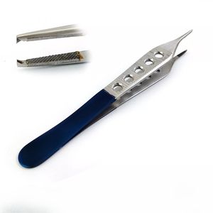 Pince à tissus Adson 12 cm en acier inoxydable allemand, 1x2 dents, pinces anatomiques droites, instrument chirurgical STML manuel HC-CL-148 - Product Image 6