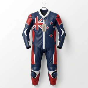 Traje de Motocicleta de Cuero Totalmente Personalizable, Colores, Logotipos y Tallas Personalizados, Fábrica OEM - Product Image 3