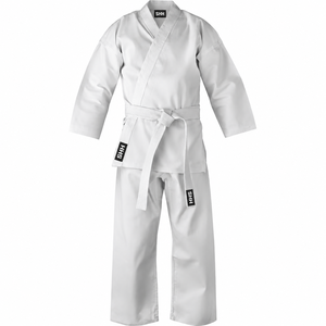 Uniforme de karaté SHH en coton blanc, vêtements d'arts martiaux unisexes, tenue d'entraînement durable avec ceinture - Product Image 1