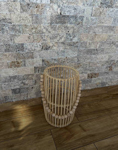 Handmade Bamboo <b>Lantern</b> with Wooden Beads Candle Holder Eco Friendly Rustic <b>Tealight</b> Lamp Natural Bamboo Lighting OEM Supplier V - Product Image 3