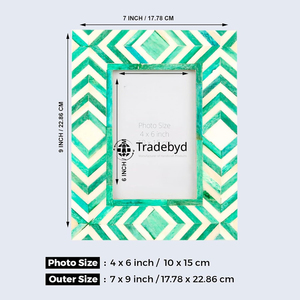 Marco de Fotos de Resina Hecho a Mano de Primera Calidad, Marco Decorativo de Lujo de Tradebyd - Product Image 3