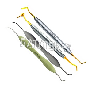 Instrumental de injerto óseo para implantes dentales, elevador de senos, raspador, osteótomo cóncavo, juego de 13 instrumentos dentales de implantes de acero inoxidable - Product Image 6