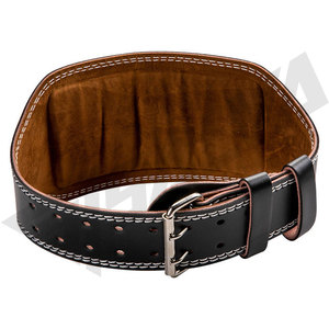 100% Original Leather Buckle Heavy Duty Strong Gym Belt Weightlifting Bodybuilding Powerlifting <b>Back</b> <b>Support</b> Non-Slip Fitness - Product Image 5