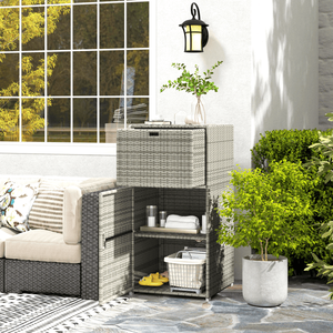 Outdoor <b>Storage</b> Solution Rack Cabinets <b>Lockers</b> Rolling Wardrobe - Product Image 4