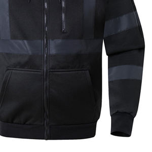 Vêtements de sécurité réfléchissants à haute visibilité, veste d'hiver de sécurité, sweat-shirt à haute visibilité pour homme, veste de sécurité - Product Image 5