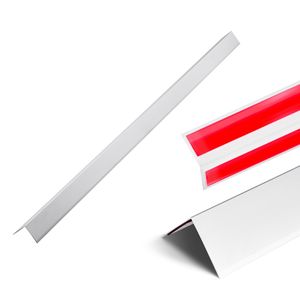 Protezione Angolare in Lega di Alluminio 2 X 2 X 48 Pollici, Confezione da 12, Protezioni per Bordi in Metallo, Angolo a 90 Gradi a Forma di L - Product Image 1