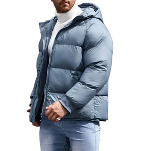 Custom Plus Size Work Clothes High Quality Padding Puffer Coats with Fur Hood Warm Winter <b>Jacket</b> Men's <b>Parkas</b> Puffer <b>Jacket</b> - Product Image 1