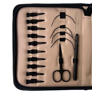 Outils professionnels de pose d'extensions capillaires en métal, revêtement noir, kit micro-liaisons, forte demande, prix de gros - Product Image 5