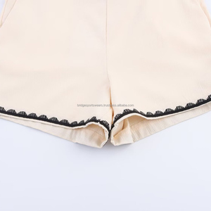 Shorts pour femmes avec logo personnalisé, taille élastique, respirants, été - Product Image 4