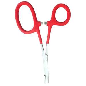 Pinzas de Pesca con Mosca Estándar, con Anillas Doradas, de Mandíbula Curva, Tipo Tijera, de Acero Inoxidable, Hemostáticas, para Atado Manual y Corte, Hosanna Quirúrgicas - Product Image 2