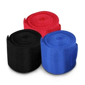 Impression de logo personnalisé, bandages de protection pour les mains en coton 100% doux, respirant et élastique, pour la boxe, la remise en forme, les exercices, hommes et femmes - Product Image 2