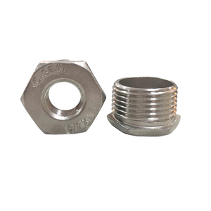 Buje Hexagonal de Acero Inoxidable de Alta Precisión, Empaquetado Personalizado, Accesorios para Tuberías de Plomería OEM/ODM, Fundición Suave - Product Image 1