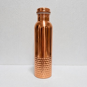 Hammered <b>Copper</b> <b>Drinking</b> <b>Bottle</b> Eco-Friendly Yoga Gym <b>Copper</b> Water <b>Bottle</b> Personalized Used For Home Restaurant School Office - Product Image 4