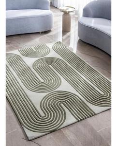 Alfombras Modernas de Diseño Hechas a Mano para Sala de Estar, de Lana, con Patrón Indio, Azul y Rojo, Venta al por Mayor, Wilton - Product Image 3