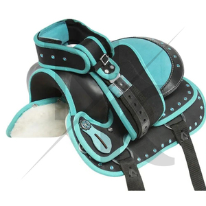 Selle Western en Cuir Faite à la Main, Selle de Cheval de Qualité Supérieure pour l'Équitation, le Travail au Ranch, les Randonnées, Équipement de Cowboy, Selle Équestre - Product Image 5