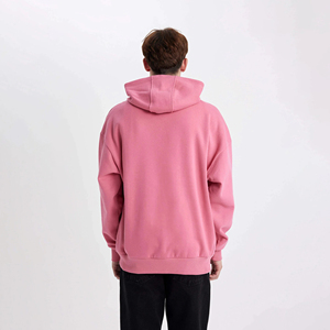 Hoodies surdimensionnés de qualité supérieure, personnalisables, unis, confortables, à prix raisonnable, en mélange de tissus, pour hommes - Product Image 3