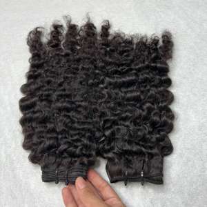 Wholesale Burmese Curly Bundles 100% Vietnamese Raw Human Hair, Full Cuticle Aligned No Tangle No Shedding Q Hair - Product Image 6
