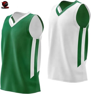 Camiseta de Baloncesto Reversible de Malla, Uniforme de Equipo de Secado Rápido, Cuello en V, Sin Mangas, para Adultos - Product Image 1