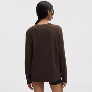 Chemisiers élégants décontractés et respirants pour femmes, chemisier à manches longues pour femmes, coupe classique, chemisier personnalisé avec logo, tricoté en coton 100% - Product Image 3