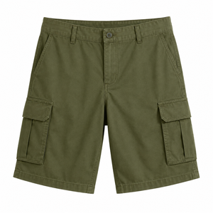 Article très vendu - Shorts pour homme 100% coton, taille élastique, logo imprimé personnalisé, style streetwear, respirant, 2 couleurs - Product Image 3