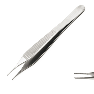 High Quality 12 cm Anatomic Tweezers 1x2 <b>Teeth</b> Titanium Tissue Forceps Manual Surgical Instruments Set 5 Inches Instrument - Product Image 1