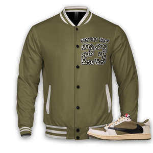 Chaqueta Varsity Vintage Personalizada con Mangas de Cuero para Invierno, Chaqueta Universitaria con Letras Bordadas, Estilo Béisbol, para Hombre - Product Image 3