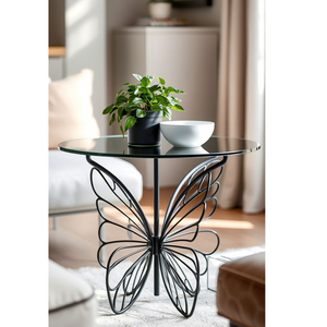 Eco-Friendly Metal <b>Gold</b> Color Removable Luxury Classic Side <b>Table</b> for Modern Home Decor Living Room Bedroom Office Accent - Product Image 5