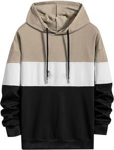 Sweat-shirt à capuche unisexe surdimensionné pour homme, personnalisable avec logo brodé, 100% polyester 240g, couleur or - Product Image 6