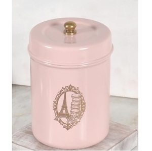 Most Selling Metal Red Finishing Honey Storage <b>Jar</b> Kitchenware Household Candy Container <b>Spices</b> Canister At Wholesale Price - Product Image 5