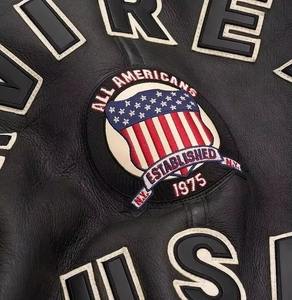 Vestes en cuir Avirex pour hommes de haute qualité, personnalisables, avec col montant et logo sur le devant, design réversible, veste d'hiver Avirex - Product Image 6