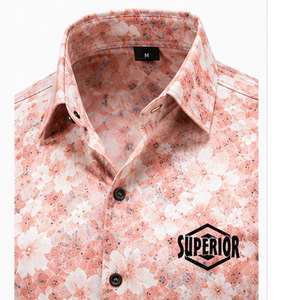 Camisa de Moda para Hombre con Estampado, Tela Suave, Acabado Premium y Manga Corta, Corte Regular - Product Image 3