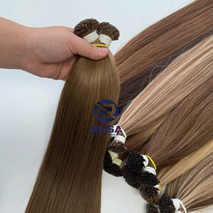 Extensiones de Cabello Humano Virgen Vietnamita, Liso Natural con Queratina, Punta Plana, Súper Doble Trama - Product Image 2