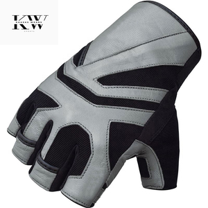 Professional Genuine Leather Weightlifting <b>Gloves</b> with Long Wrist Support – Custom Logo Anti-Slip Gym <b>Gloves</b> – Breathable Padded - Product Image 2