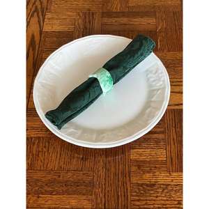 Rond de serviette élégant en résine pour décor de table de mariage, accessoire de salle à manger élégant, parfait pour les fêtes, les événements et la maison - Product Image 5