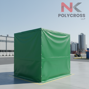 Acid and Alkali Resistant Chemical Storage Cover Sheet Reinforced LDPE Tarpaulin for Industrial Chemical Storage Protection Use - Product Image 2