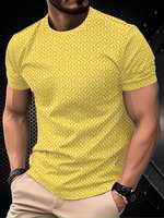T-shirt pour homme 100% coton, coupe slim, tendance, décontracté, été, respirant, séchage rapide, logo personnalisé