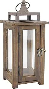 Lanterne rustique porte-bougie en métal, style pagode, lampe de table pour la décoration de la maison, des fêtes et des mariages - Product Image 3
