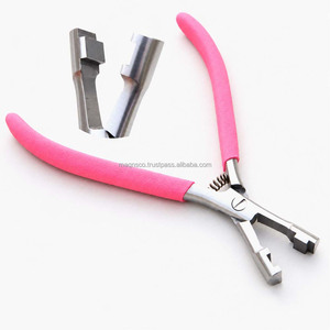 Pince de pose pour extensions capillaires en micro-keratine, 6 mm, pour capsules - Product Image 1