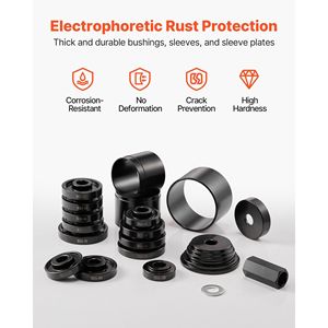 Kit di 23 Pezzi per Estrazione e Installazione Facile di Cuscinetti Ruota Anteriore Auto - Product Image 5